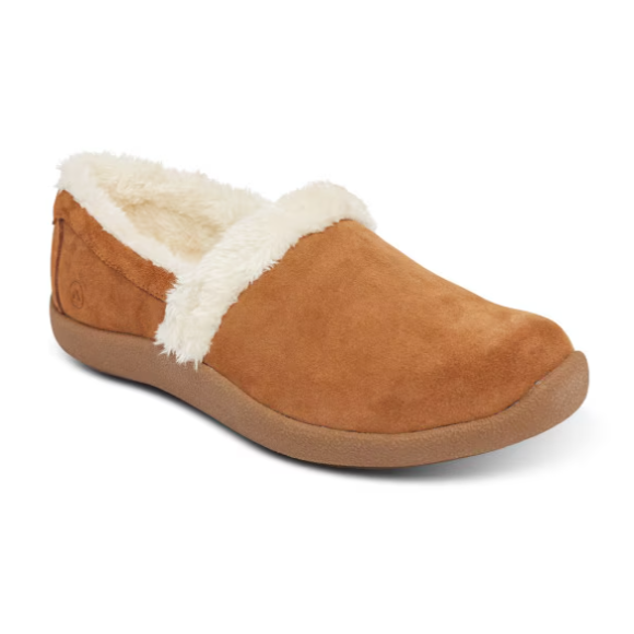 Quick Ship Anodyne No. 21 Women's Slipper Smooth Toe-Camel