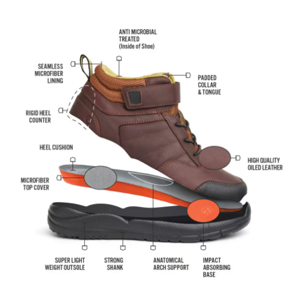 Quick Ship Anodyne No. 55 Women's Trail Boot-Whiskey