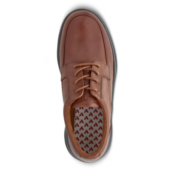 Quick Ship Anodyne No. 12 Men's Casual Oxford-Burnished Brown
