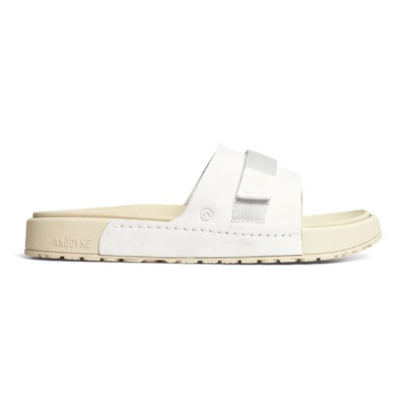 Quick Ship Anodyne No. 65 Women's Slide Sandal-White