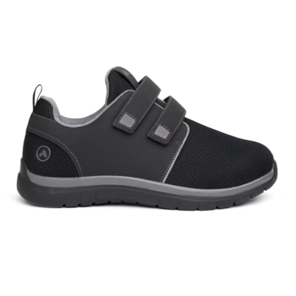 Quick Ship Anodyne No. 74 Men's Sport Double Depth-Black Grey