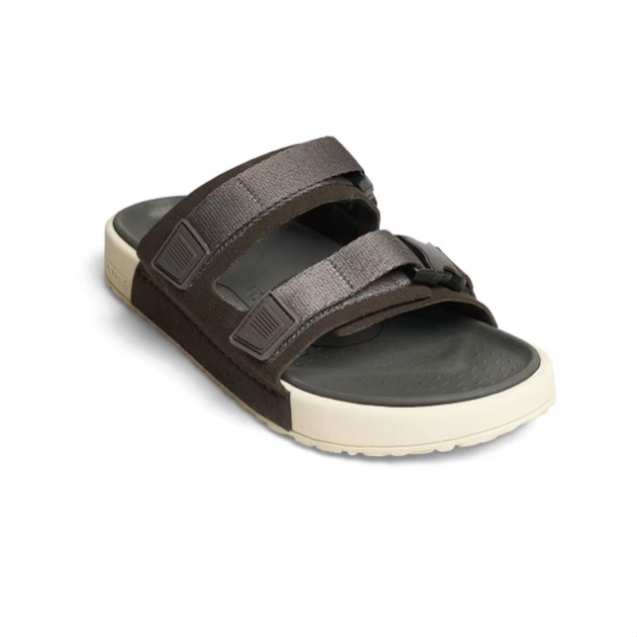 Quick Ship Anodyne No. 70 Men's Two Strap Sandal-Espresso