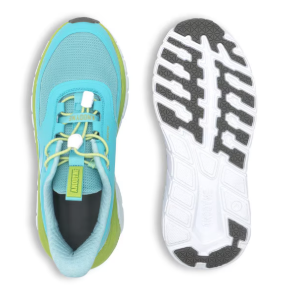 Quick Ship Anodyne No. 23 Women's Sport Runner w/ Heel Assist-Teal Lime