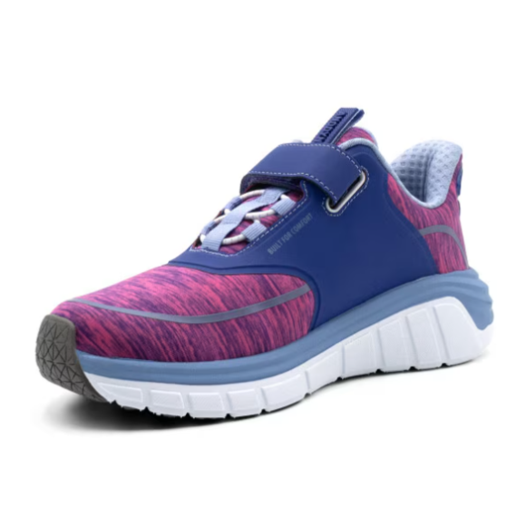 Quick Ship Anodyne No. 45 Women's Sport Jogger w/ Heel Assist-Purple Pink