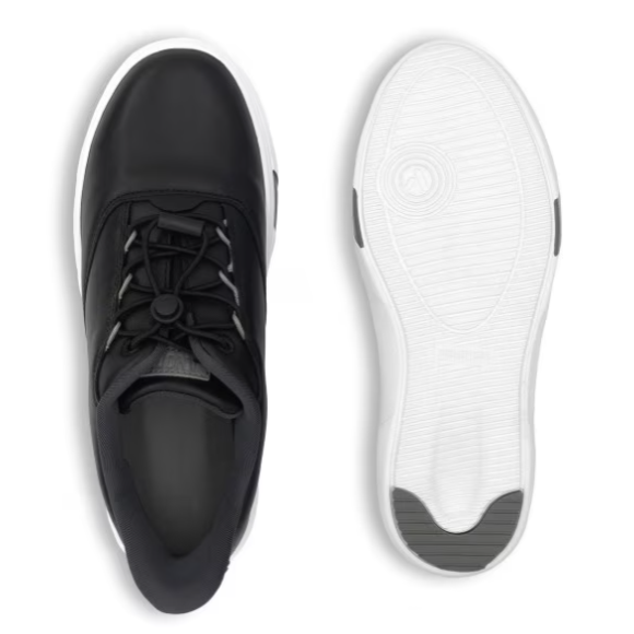 Quick Ship Anodyne No. 93 Women's Casual Sneaker w/ Heel Assist-Black