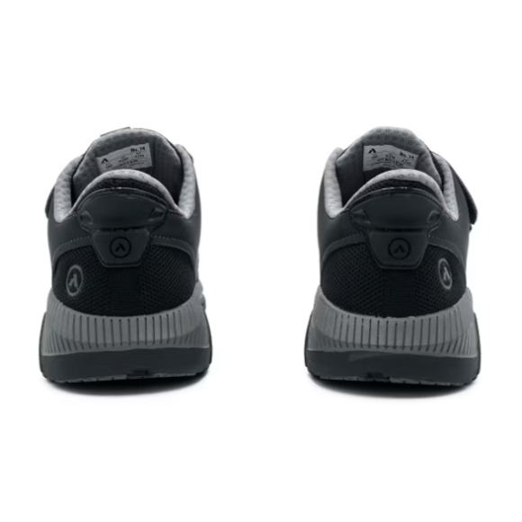 Quick Ship Anodyne No. 74 Men's Sport Double Depth w/ Heel Assist-Black Grey