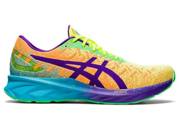 ASICS SHOES | DYNABLAST - Orange Pop/Royal Azel