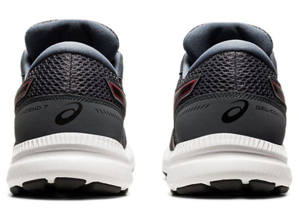 ASICS SHOES | GEL-CONTEND 7 (4E) - Carrier Grey/Classic Red