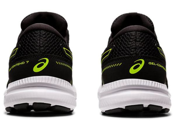 ASICS SHOES | GEL-CONTEND 7 (4E) - Black/Hazard Green