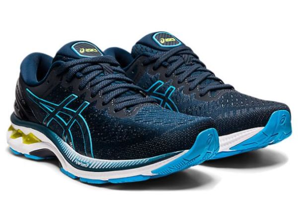 ASICS SHOES | GEL-KAYANO 27 (2E) - French Blue/Digital Aqua