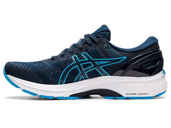 ASICS SHOES | GEL-KAYANO 27 (2E) - French Blue/Digital Aqua