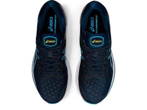 ASICS SHOES | GEL-KAYANO 27 (2E) - French Blue/Digital Aqua