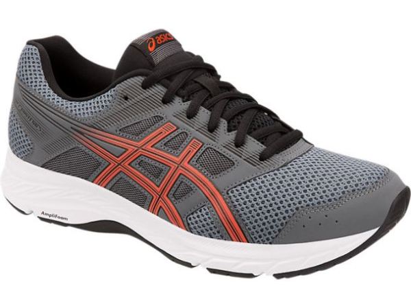 ASICS SHOES | GEL-Contend 5 - Steel Grey/Red Snapper