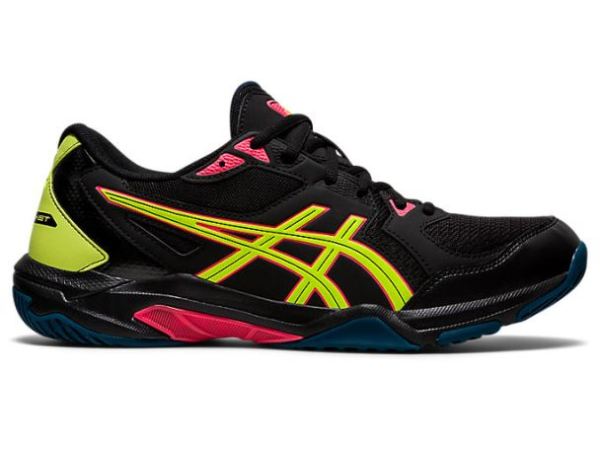 ASICS SHOES | GEL-ROCKET 10 - Black/Safety Yellow