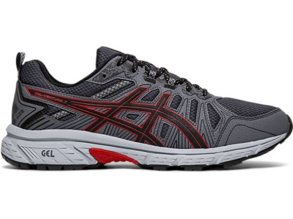 ASICS SHOES | GEL-VENTURE 7 - Black/Classic Red