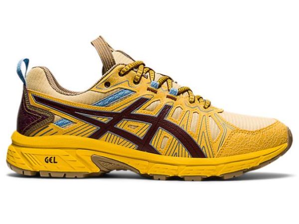 ASICS SHOES | HN1-S GEL-VENTURE - Yellow/Ox Brown