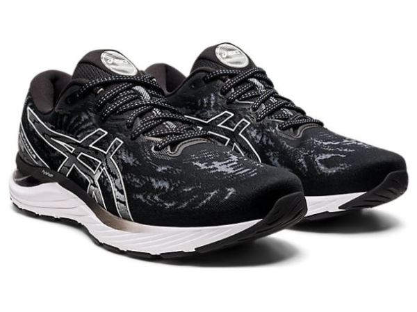 ASICS SHOES | GEL-CUMULUS 23 (D) - Black/White