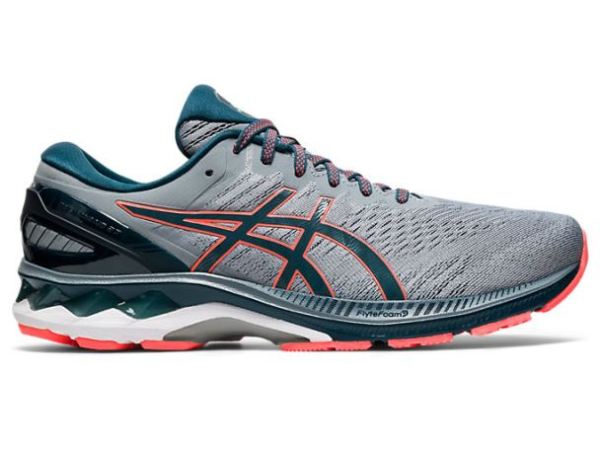 ASICS SHOES | GEL-KAYANO 27 (2E) - Sheet Rock/Magnetic Blue