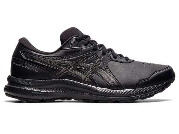 ASICS SHOES | GEL-CONTEND WALKER (4E) - Black/Black