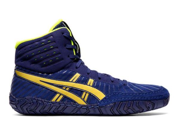 ASICS SHOES | Aggressor 4 - Drive Blue/Rich Gold