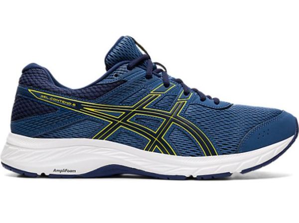 ASICS SHOES | GEL-CONTEND 6 - Grand Shark/Vibrant Yellow