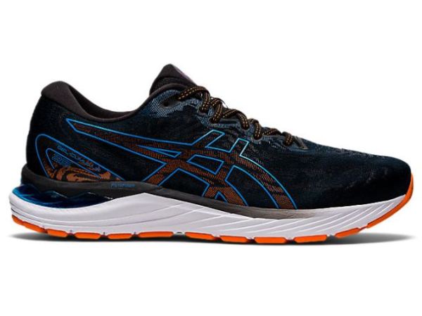 ASICS SHOES | GEL-CUMULUS 23 (2E) - Black/Reborn Blue