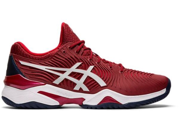 ASICS SHOES | COURT FF NOVAK - Burgundy/White