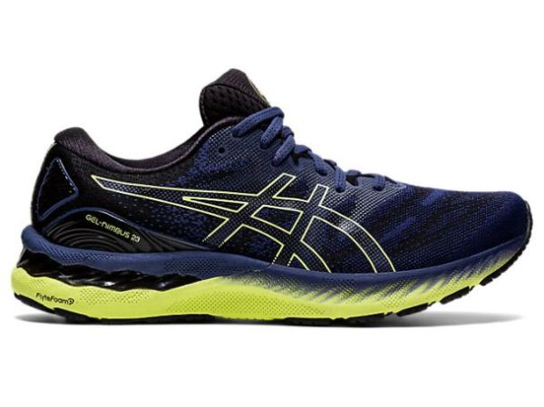 ASICS SHOES | GEL-NIMBUS 23 - Thunder Blue/Glow Yellow
