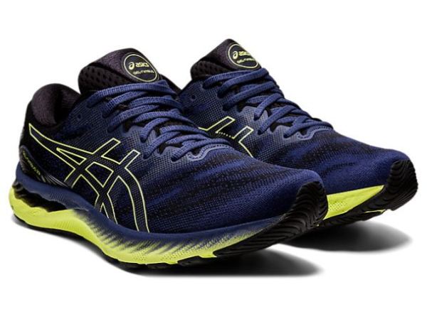 ASICS SHOES | GEL-NIMBUS 23 - Thunder Blue/Glow Yellow