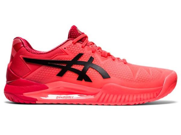 ASICS SHOES | GEL-RESOLUTION 8 TOKYO - Sunrise Red/Eclipse Black