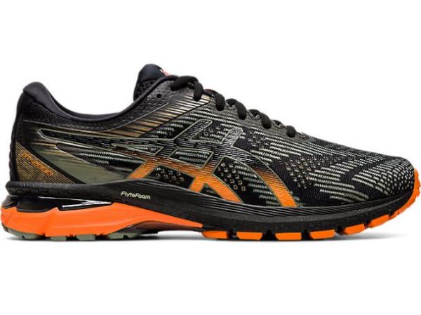 ASICS SHOES | GT-2000 8 Trail - Black/Lichen Green