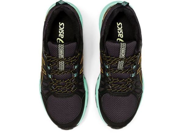 ASICS SHOES | GEL-VENTURE 7 (D) - Black/Orange Pop