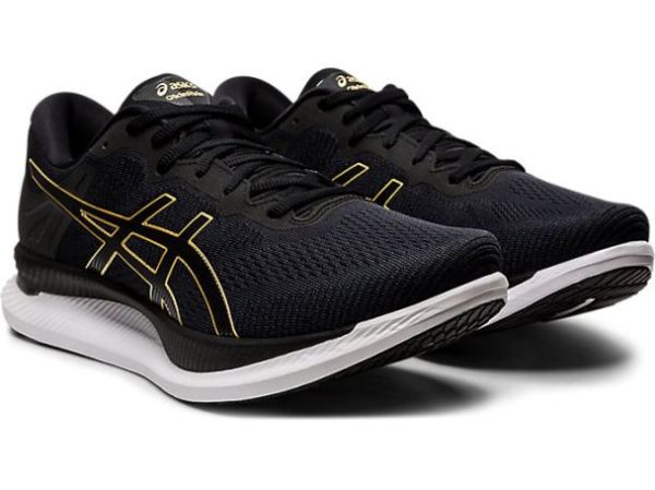 ASICS SHOES | GLIDERIDE - Black/Pure Gold