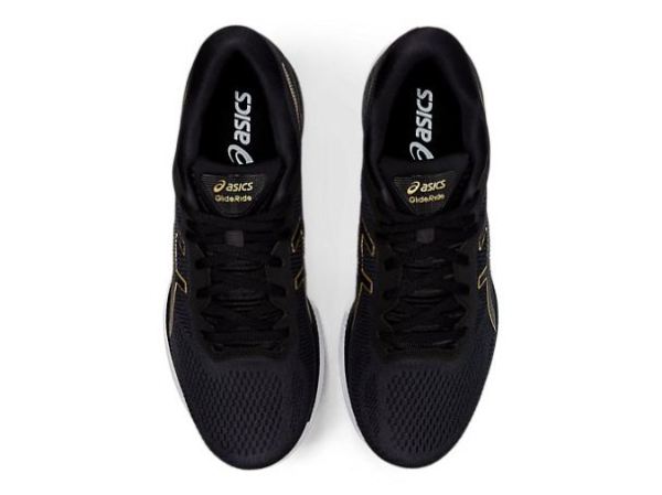 ASICS SHOES | GLIDERIDE - Black/Pure Gold