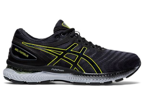 ASICS SHOES | GEL-NIMBUS 22 - Carrier Grey/Lime Zest