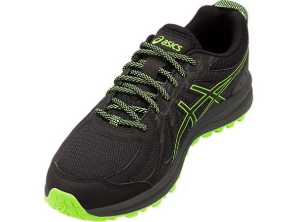 ASICS SHOES | Frequent Trail - Black/Green Gecko