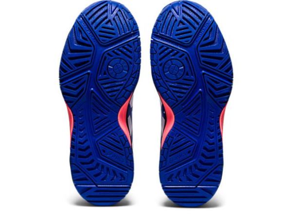 ASICS SHOES | GEL-Resolution 8 GS - White/Lapis Lazuli Blue