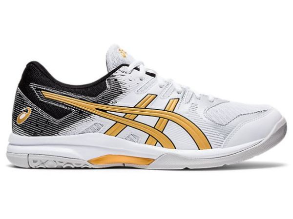 ASICS SHOES | GEL-ROCKET 9 - White/Pure Gold