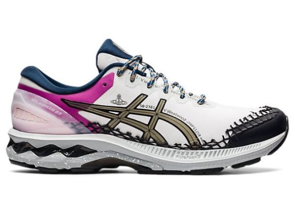 ASICS SHOES | GEL-KAYANO 27 DE - White/Lichen Rock