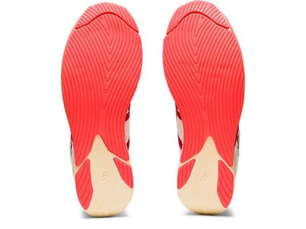 ASICS SHOES | METARACER - White/Sunrise Red