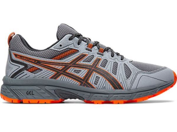 ASICS SHOES | GEL-VENTURE 7 (4E) - Carrier Grey/Habenero