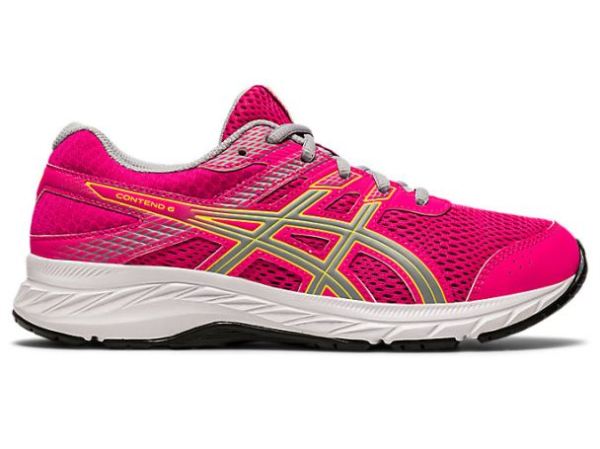 ASICS SHOES | Contend 6 GS - Pink Glo/Piedmont Grey