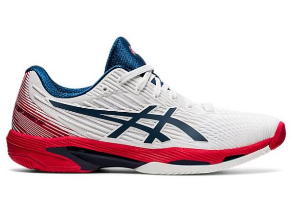 ASICS SHOES | SOLUTION SPEED FF - White/Mako Blue