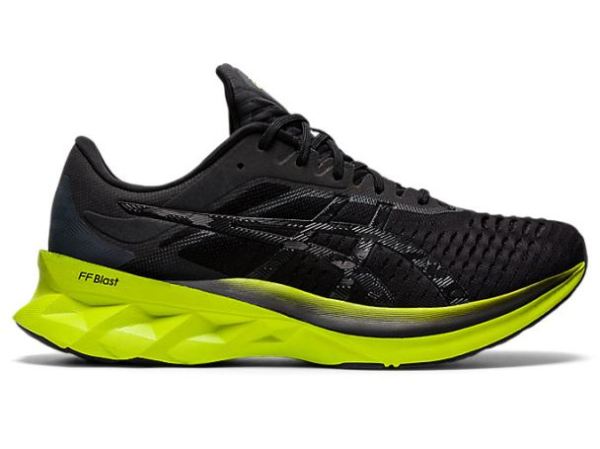 ASICS SHOES | NOVABLAST - Black/Lime Zest