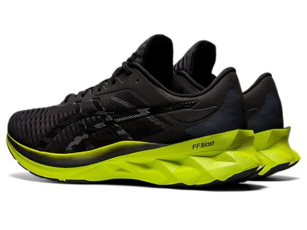 ASICS SHOES | NOVABLAST - Black/Lime Zest