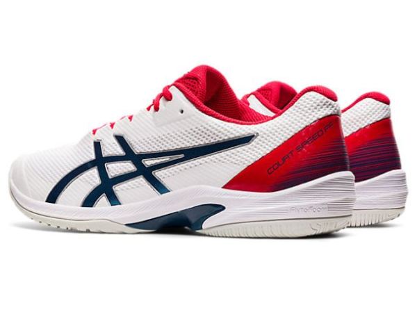 ASICS SHOES | Court Speed FF - White/Mako Blue