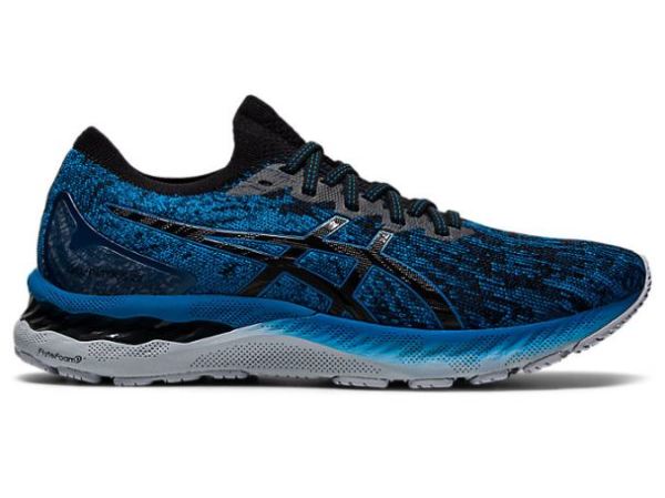 ASICS SHOES | GEL-NIMBUS 23 KNIT - Reborn Blue/Black