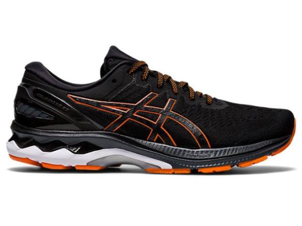 ASICS SHOES | GEL-KAYANO 27 (2E) - Black/Marigold Orange