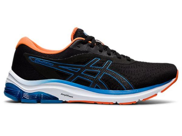 ASICS SHOES | GEL-PULSE 12 - Black/Reborn Blue