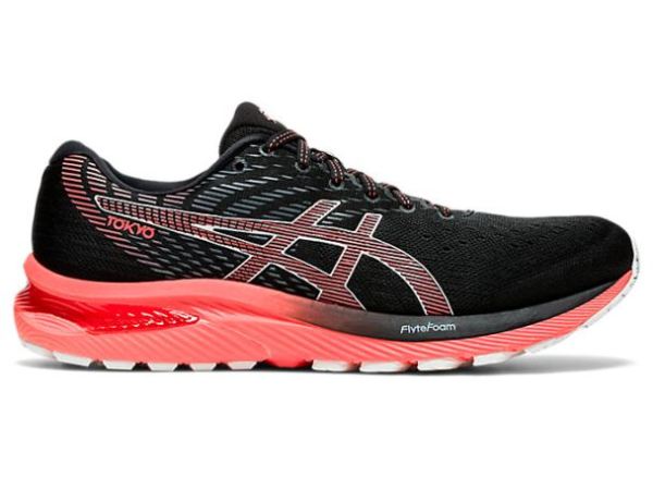 ASICS SHOES | GEL-CUMULUS 22 TOKYO - Black/Sunrise Red